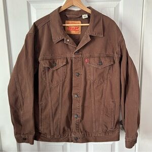 Levi's Men's Chocolate Brown Denim Jacket